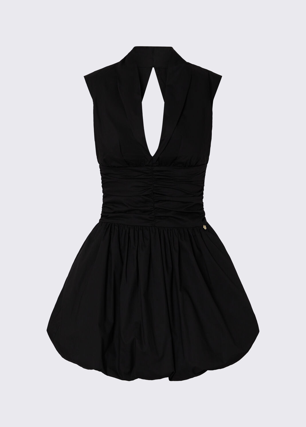 Kurzes Kleid mit Cut-out Schwarz Liu Jo - large image number 6
