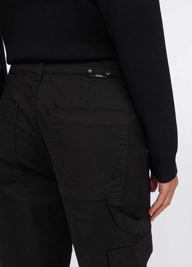 Women's cargo trousers black Liu Jo - large image number 3