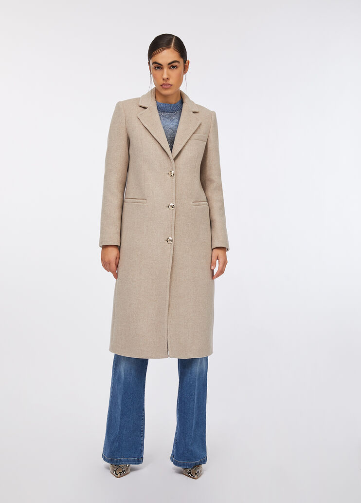 Liu Jo Better wool coat beige Liu Jo - large image number 0