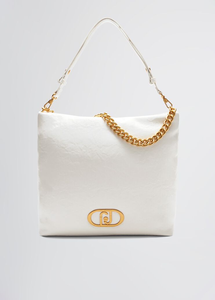 LaPuffy shopping bag white Liu Jo - medium LaPuffy shopping bag white Liu Jo - medium