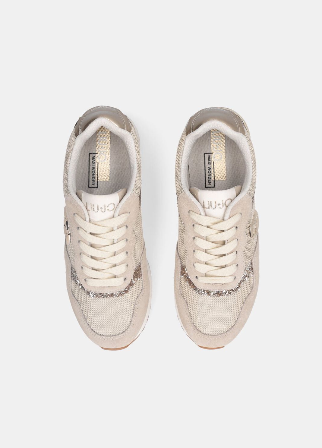 Glitter and mesh sneakers rope Liu Jo - large image number 4