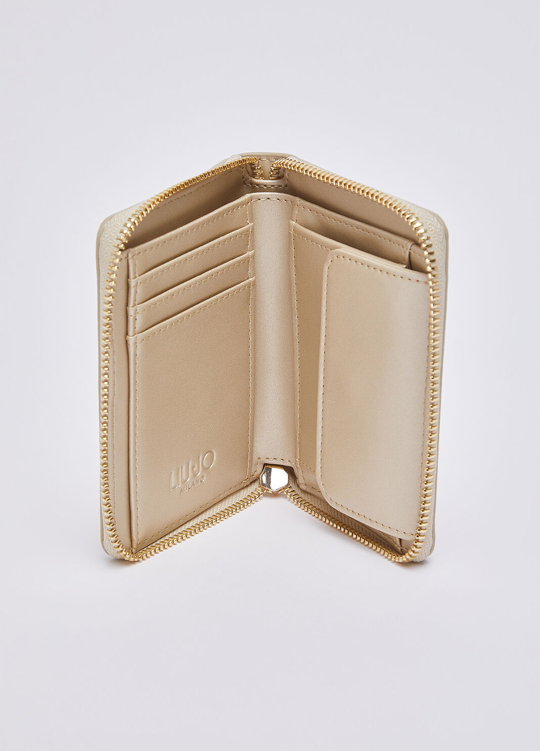 Small zip-around wallet light beige Liu Jo - large image number 3