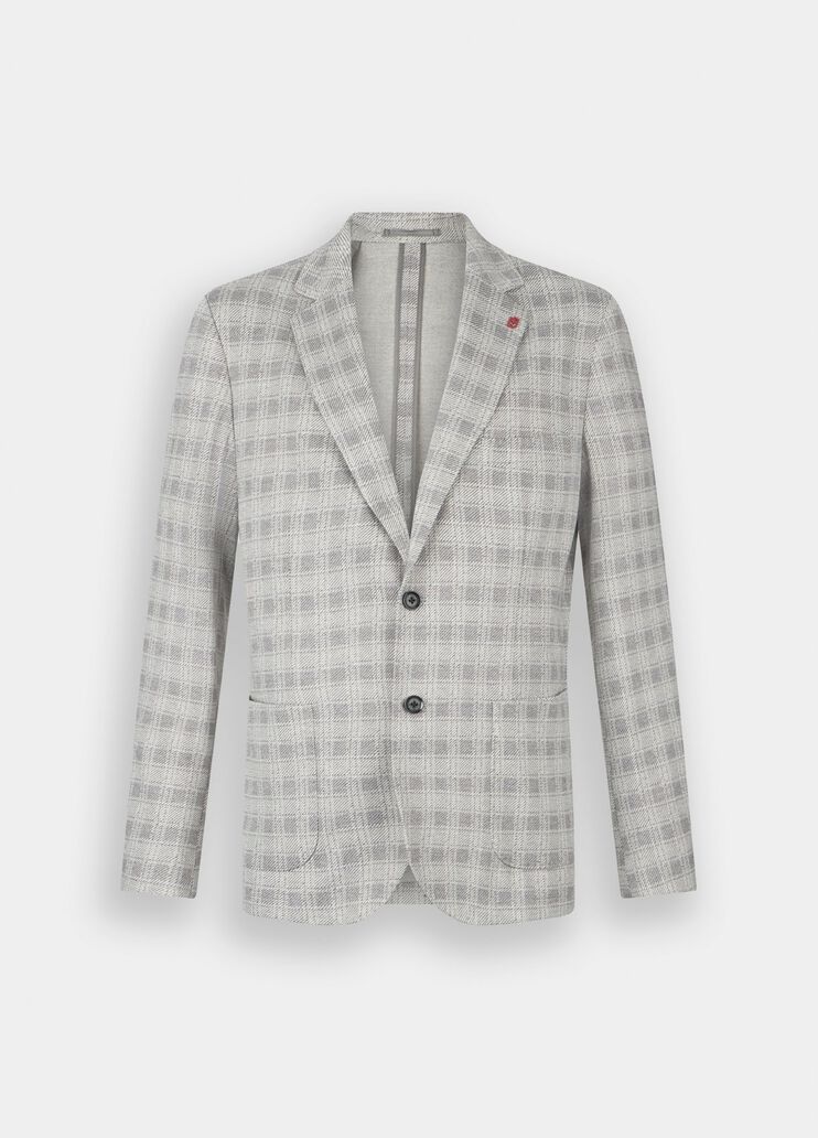 Chequered jersey blazer check Liu Jo - large image number 6 Chequered jersey blazer check Liu Jo - large image number 6