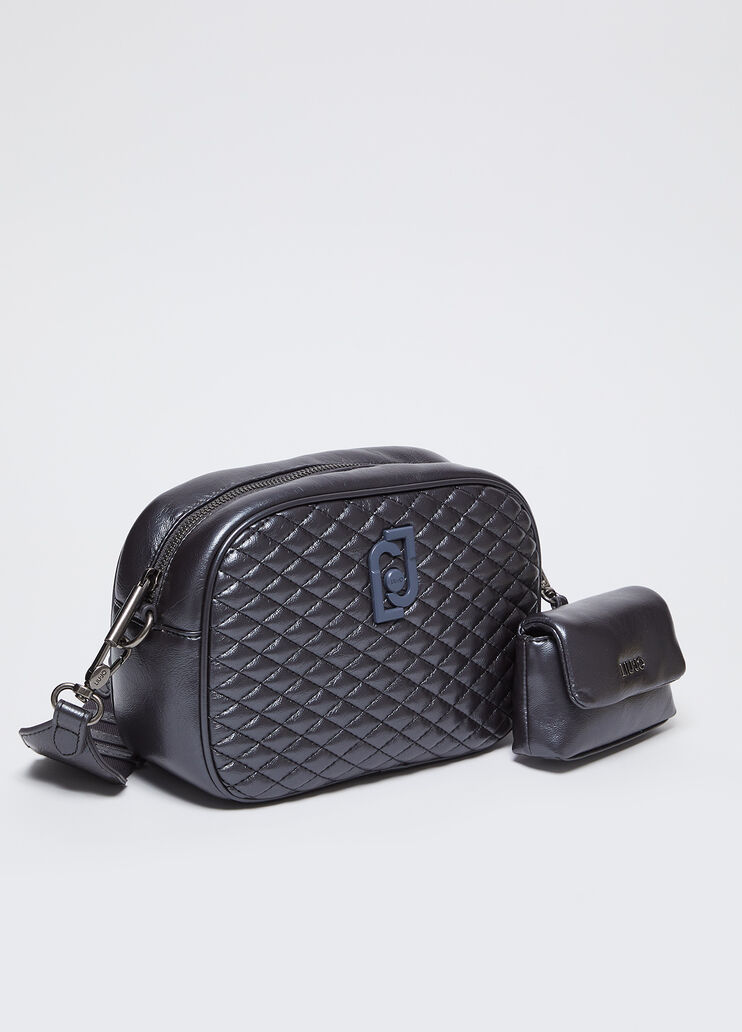 Sac à bandoulière format moyen matelassé gris Liu Jo - medium Sac à bandoulière format moyen matelassé gris Liu Jo - medium