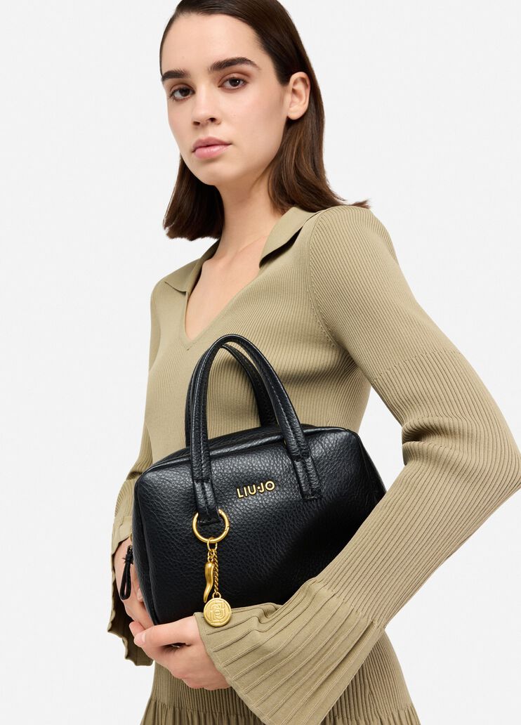 Small bag with charm black Liu Jo - medium Small bag with charm black Liu Jo - medium