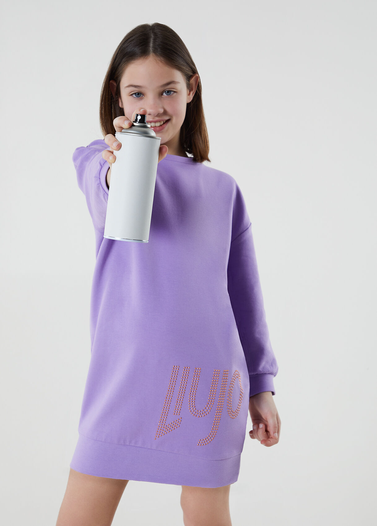 Maxi felpa con logo
