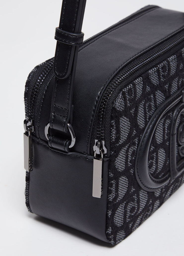 Medium jacquard crossbody bag black Liu Jo - large image number 4 Medium jacquard crossbody bag black Liu Jo - large image number 4