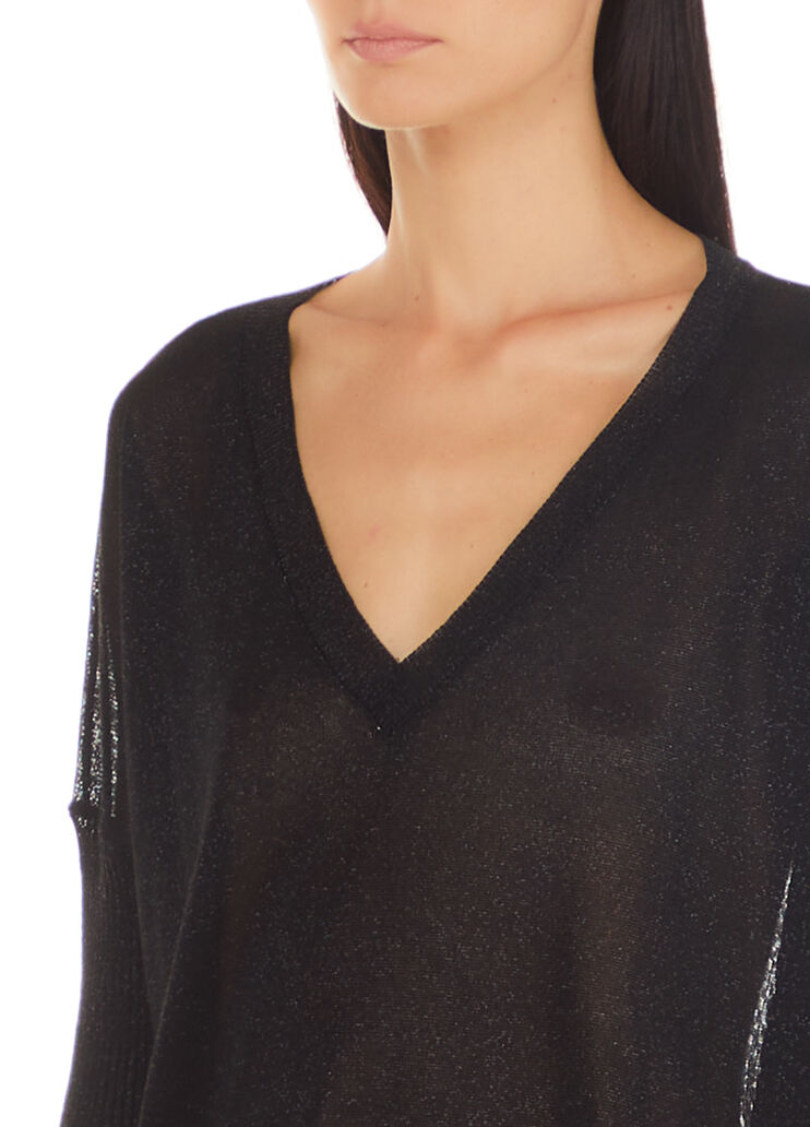 Pull en Lurex® noir Liu Jo - large image number 2