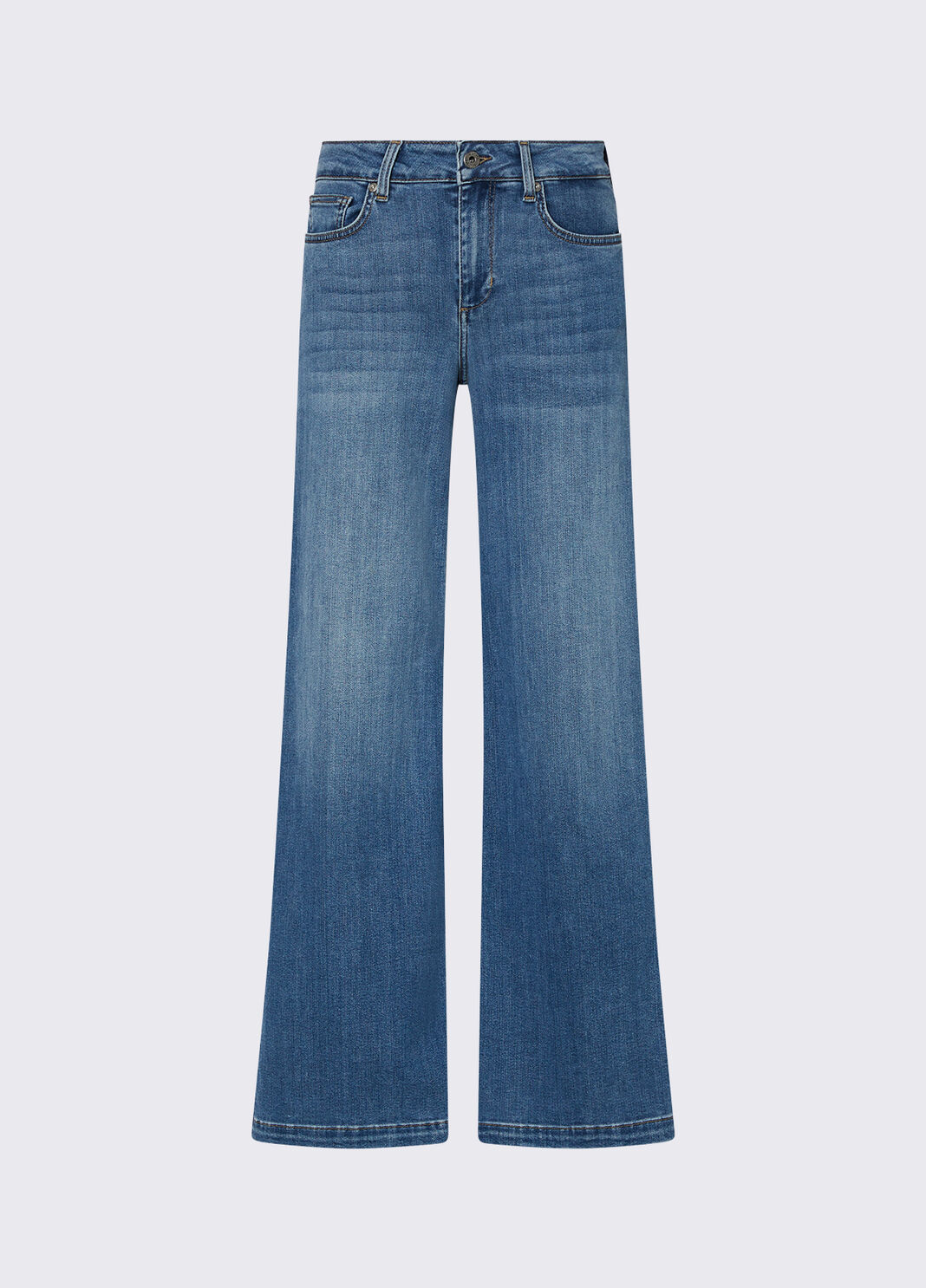 Jeans flare a vita alta denim chiaro Liu Jo - large image number 0