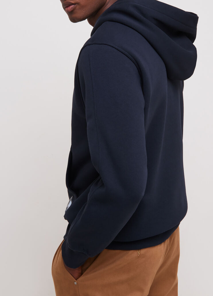 Sudadera con capucha y parche engomado azul oscuro Liu Jo - large image number 1