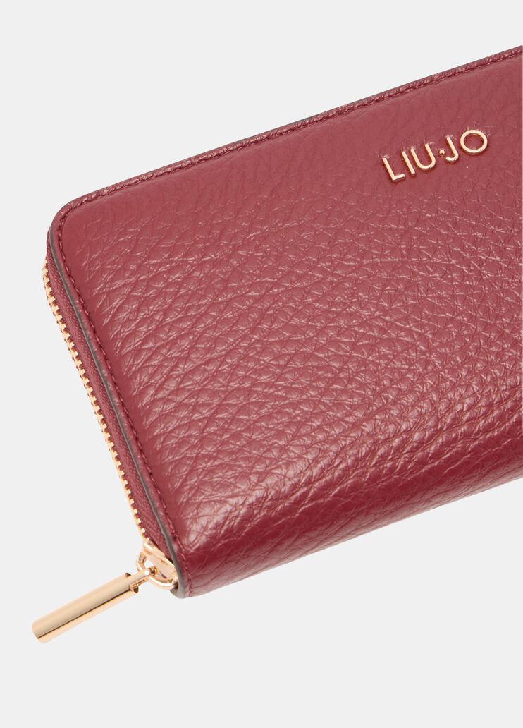 Portafoglio grande zip around rosso Liu Jo - large image number 2