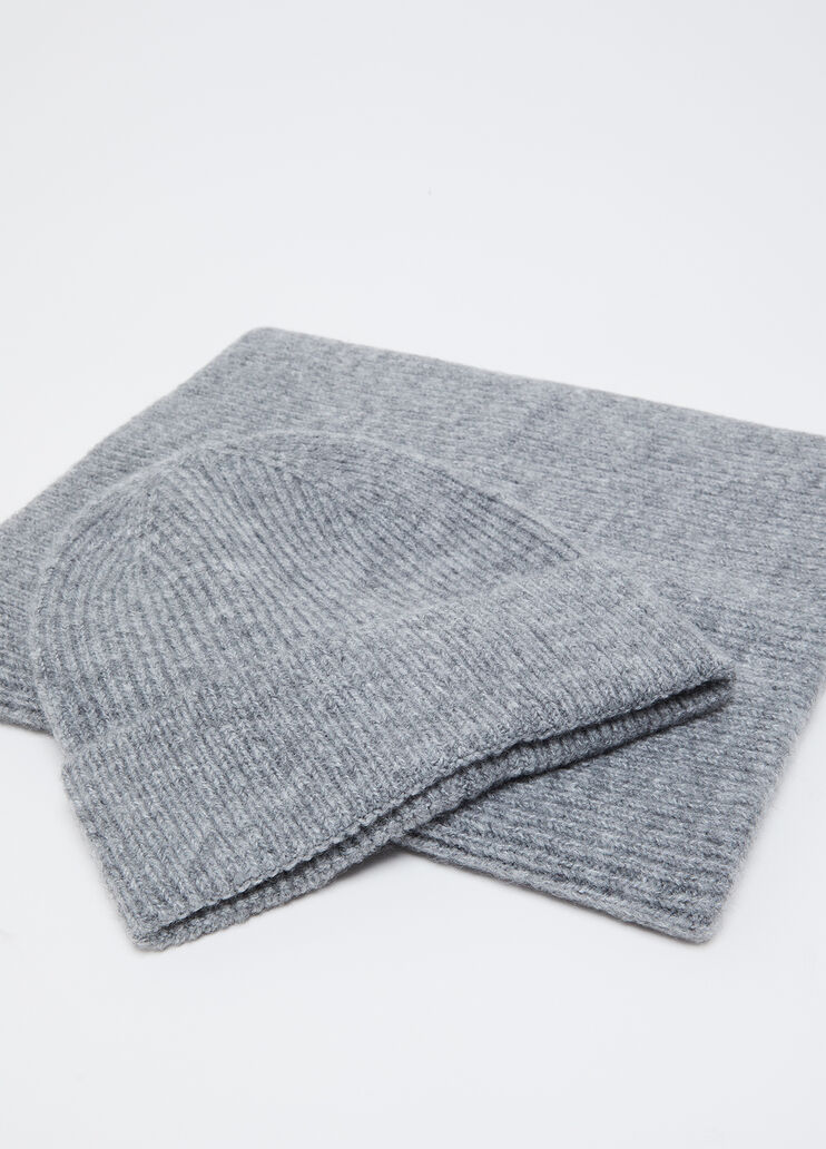 Ensemble bonnet et écharpe gris Liu Jo - medium