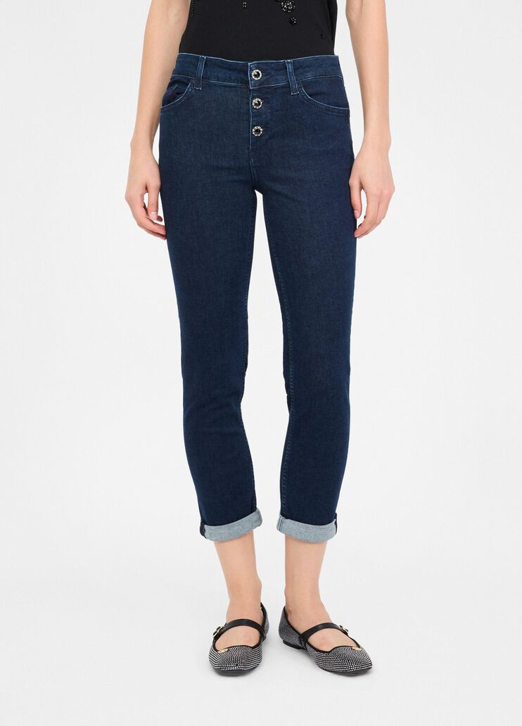 Skinny jeans with turn-ups blue denim Liu Jo - medium Skinny jeans with turn-ups blue denim Liu Jo - medium