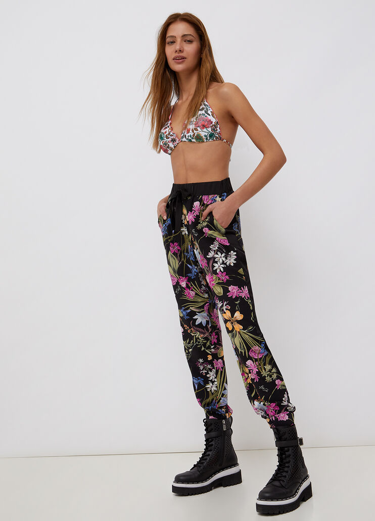 Bikini briefs with tie fastening white flowers Liu Jo - large image number 3 Bikini briefs with tie fastening white flowers Liu Jo - large image number 3