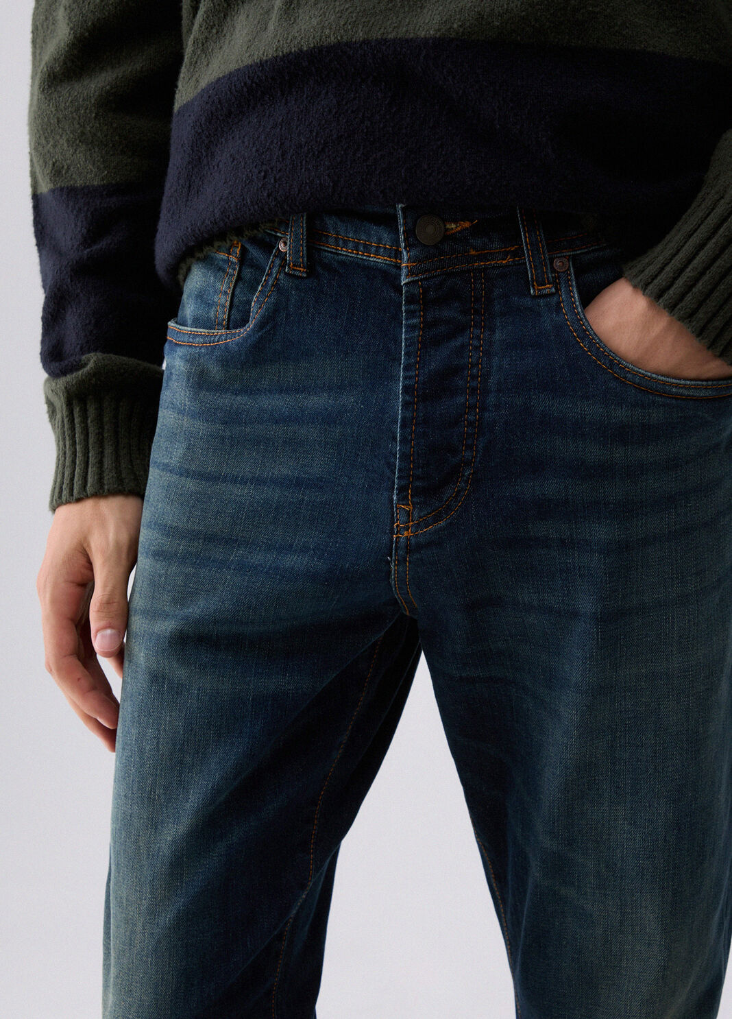 Regular fit jeans blue denim Liu Jo - large image number 4
