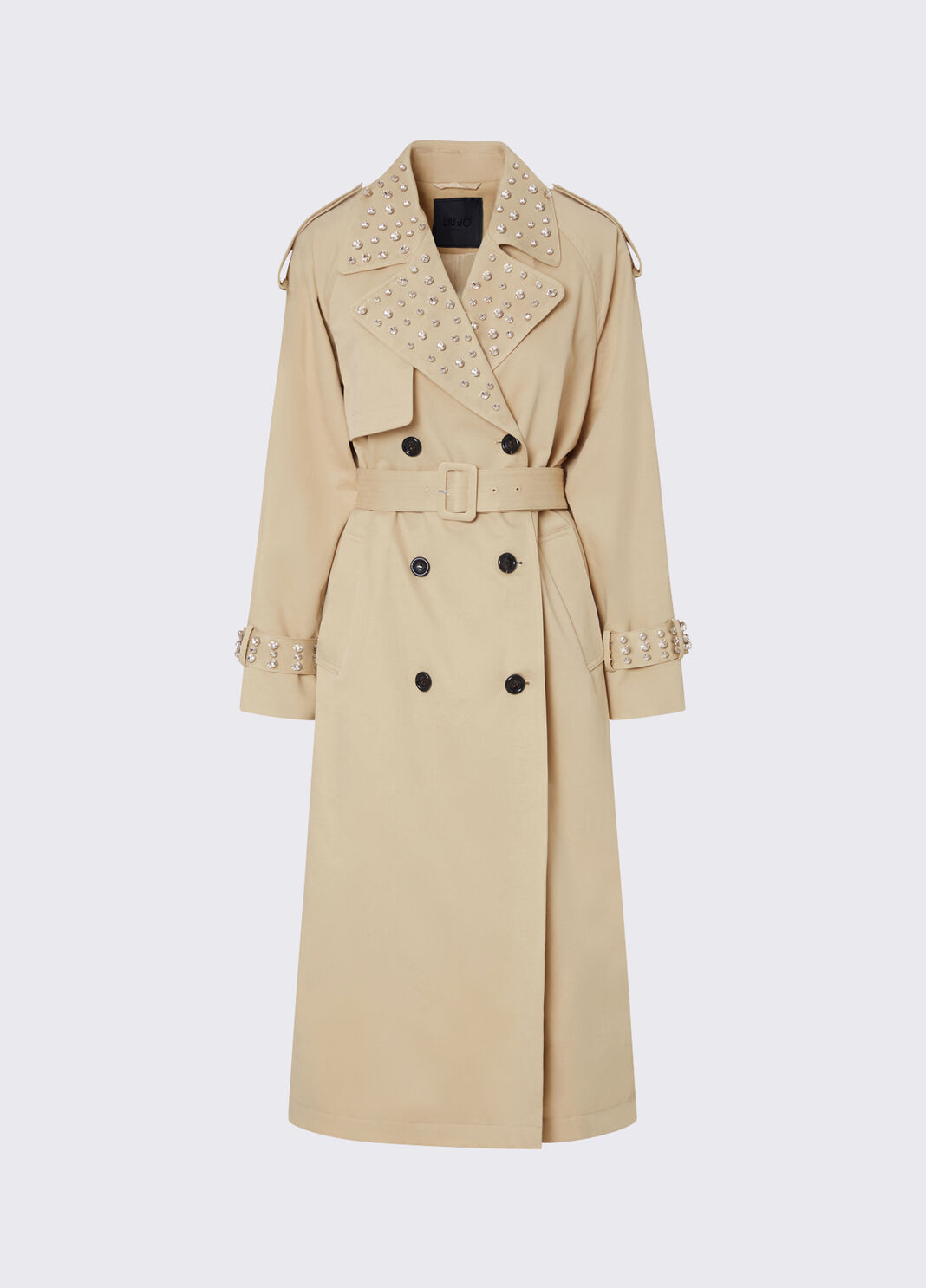 Trenchcoat mit Schmuckstickereien Cappuccino Liu Jo - large image number 6