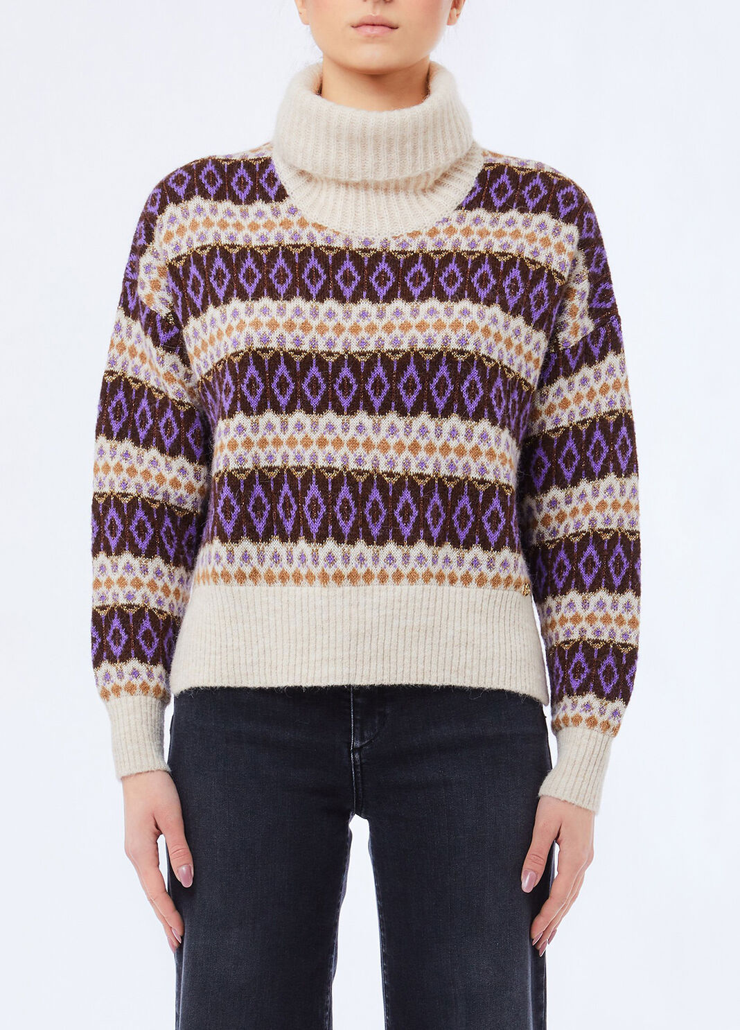 Dolcevita jacquard viola Liu Jo - large image number 0