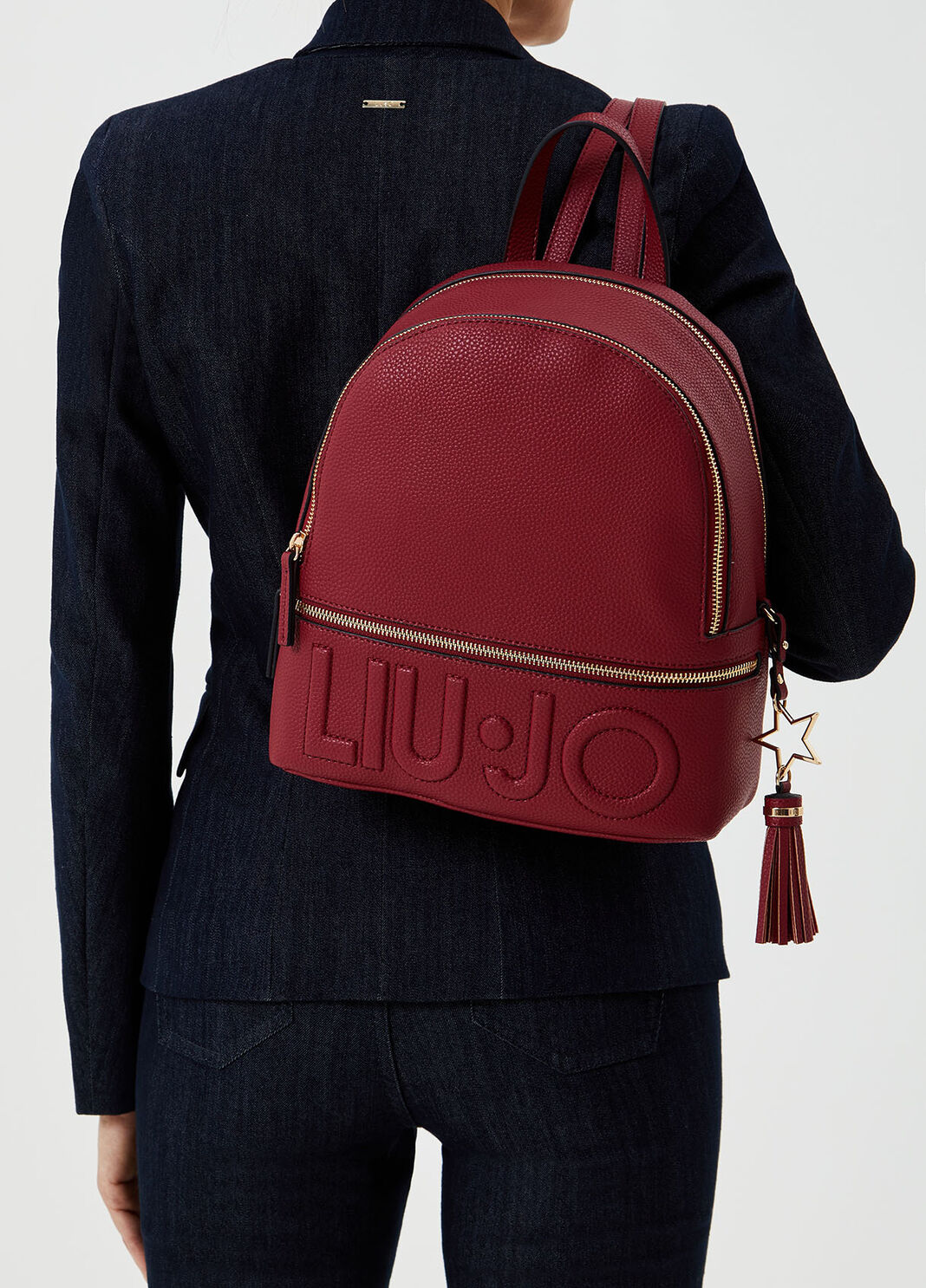 Mochila con logotipo Cereza Liu Jo - large image number 1