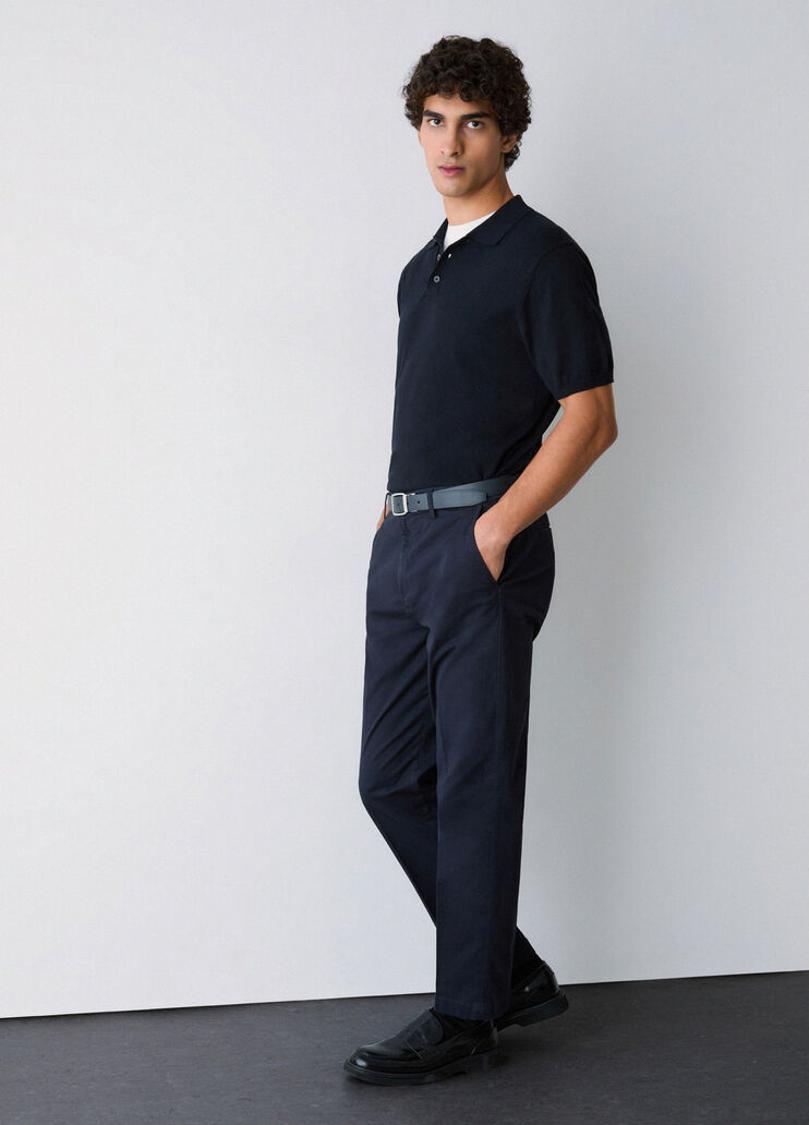 Trousers tapered fit dark blue Liu Jo - medium