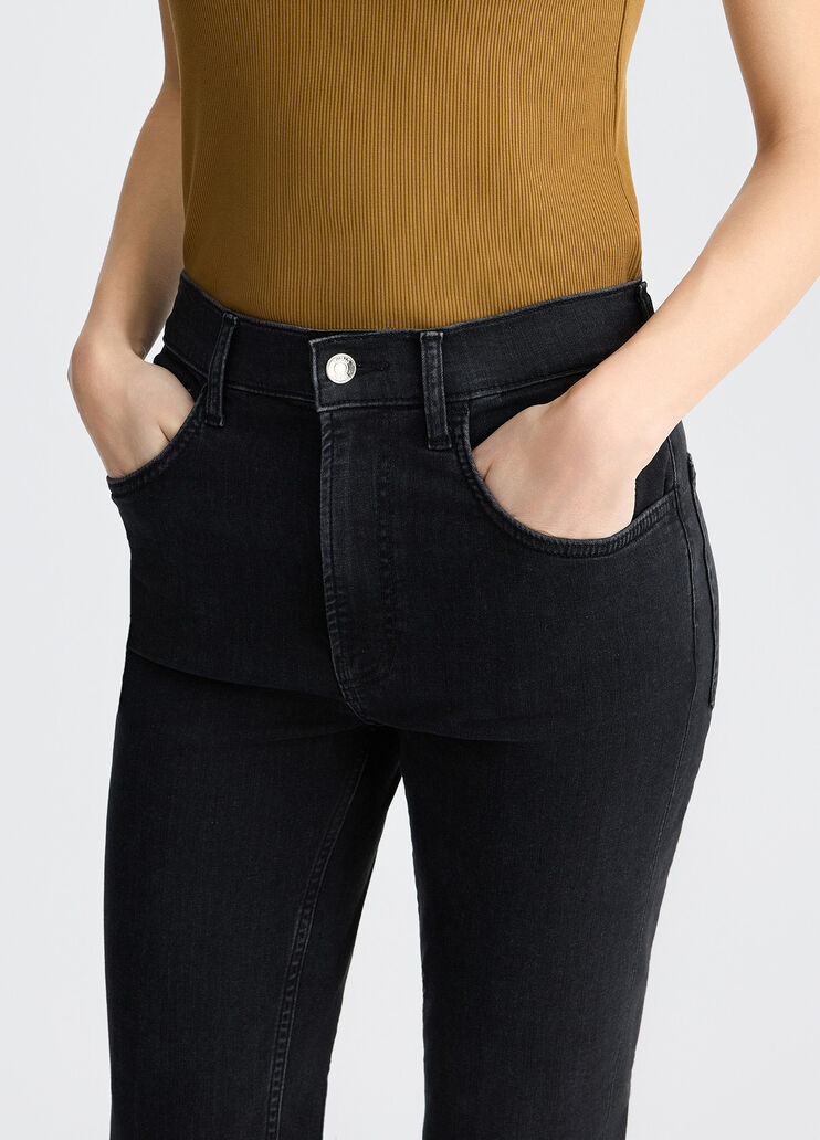 High-rise bootcut jeans black denim Liu Jo - large image number 2 High-rise bootcut jeans black denim Liu Jo - large image number 2