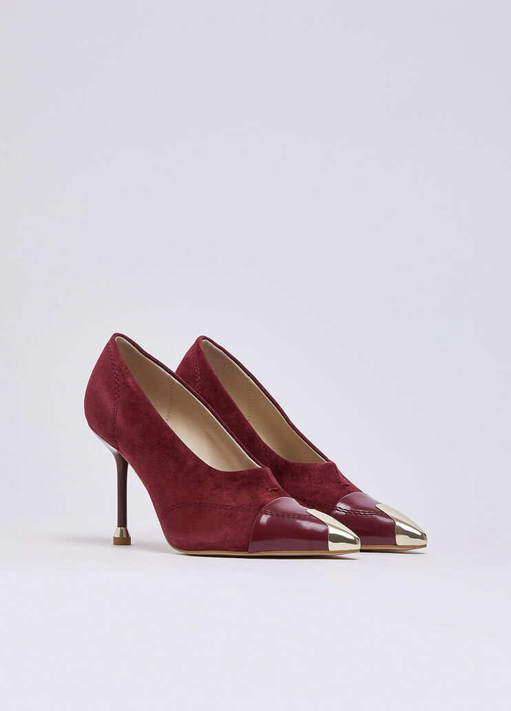 Metallic Toe Cap Pumps cherry red Liu Jo - medium