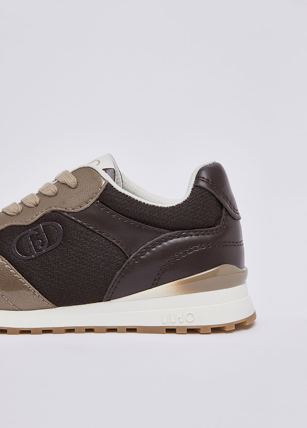 Sneakers with mesh details mocha Liu Jo - large image number 4