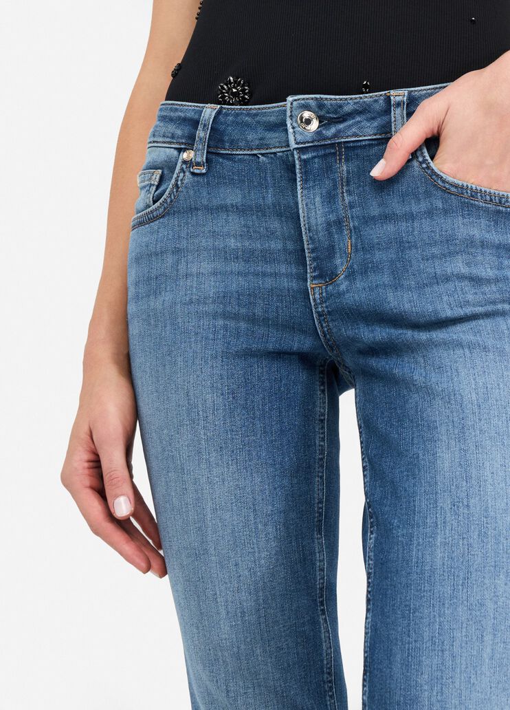 Skinny jeans with turn-ups light denim Liu Jo - large image number 2 Skinny jeans with turn-ups light denim Liu Jo - large image number 2