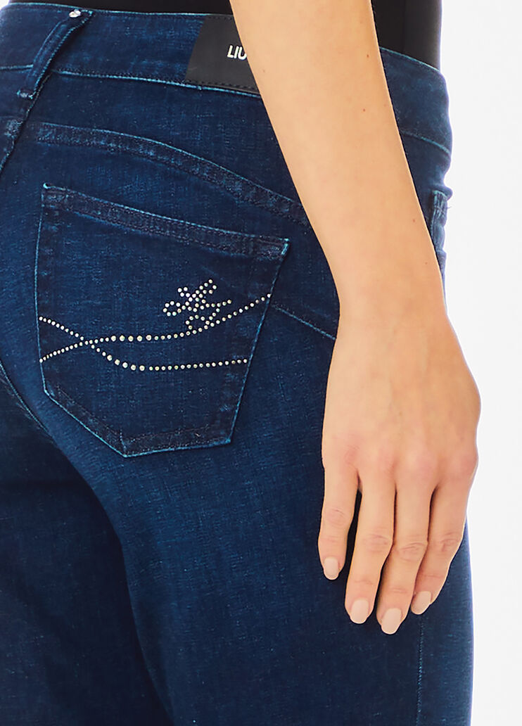 Bottom-Up-Jeans im Bootcut Blau Liu Jo - large image number 2