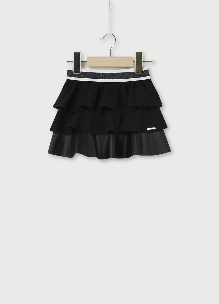 Short skirt with frills Black Liu Jo - large image number 0 Short skirt with frills Black Liu Jo - large image number 0