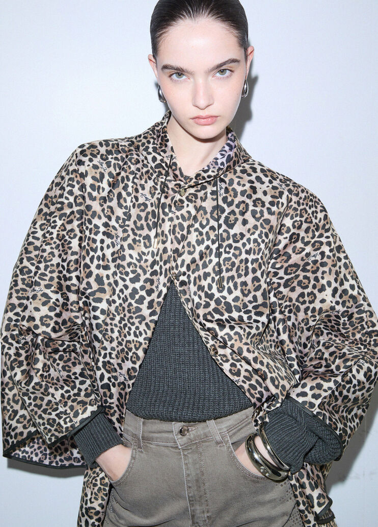 Animal Print Packable Poncho animal print Liu Jo - medium
