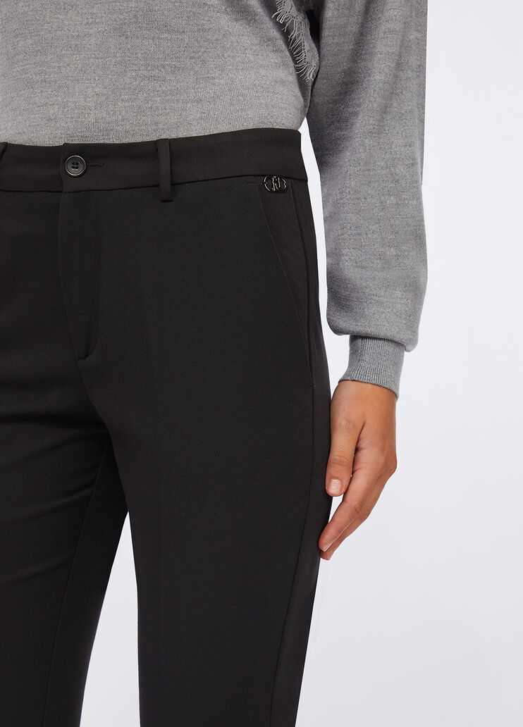 Slim fit chinos black Liu Jo - large image number 2