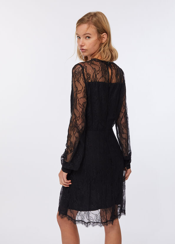 Short lace dress black Liu Jo - large image number 1
