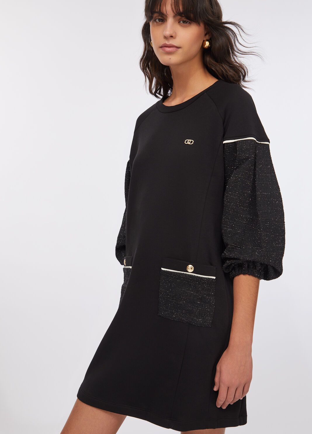 Liu Jo Better fleece dress black Liu Jo - large image number 3