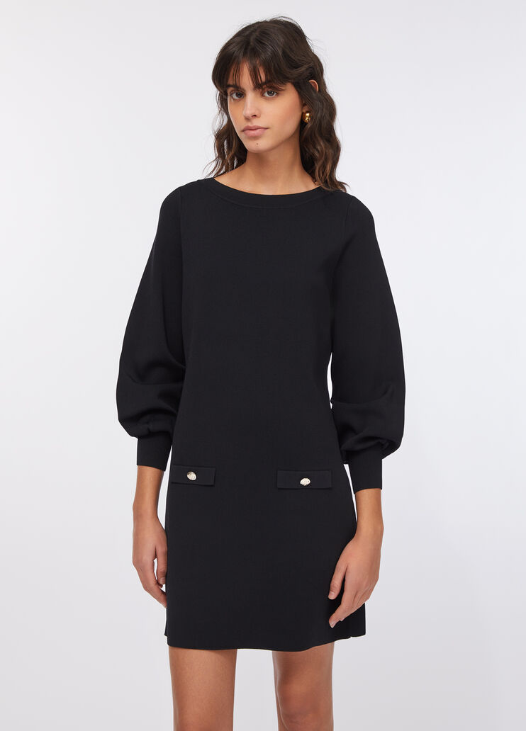 Robe en maille noir Liu Jo - large image number 0