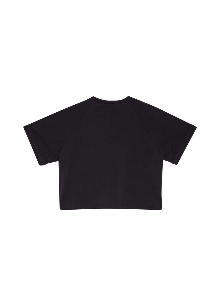 T-shirt with print and appliqués black Liu Jo - large image number 1 T-shirt with print and appliqués black Liu Jo - large image number 1