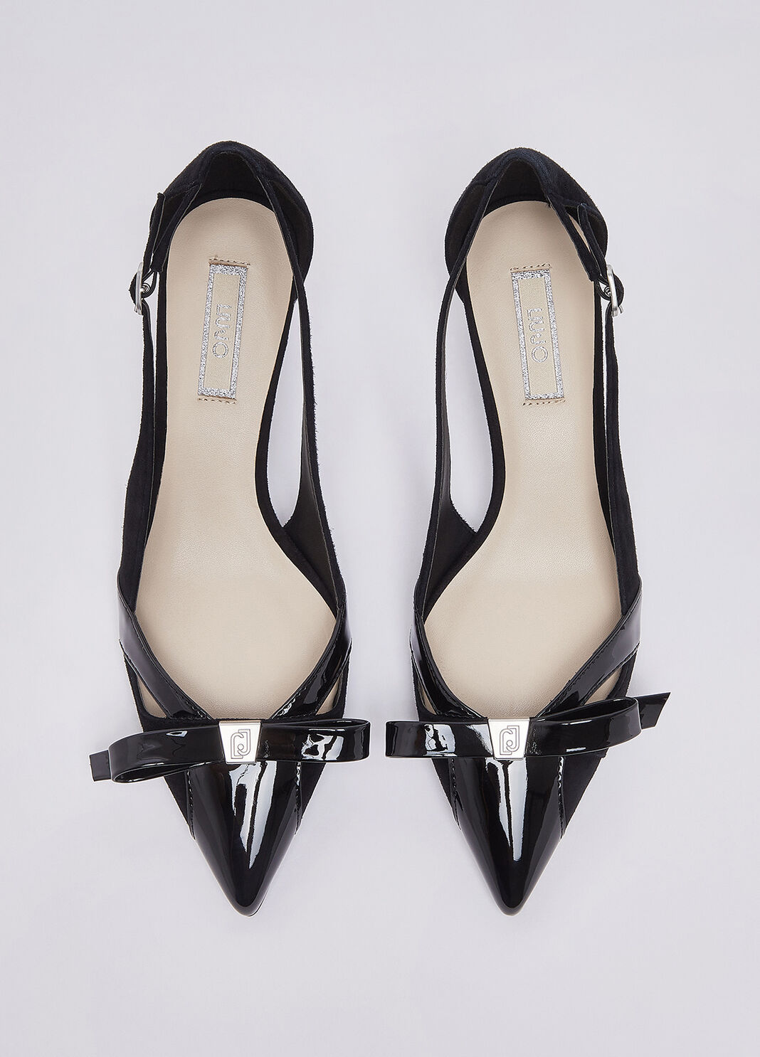 Suede cut-out pumps black Liu Jo - large image number 4