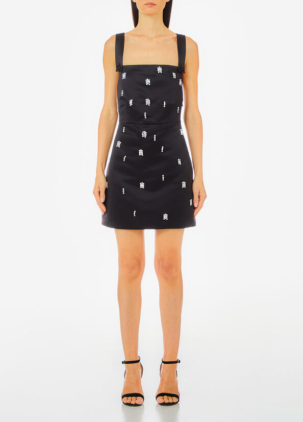 Dress with gemstones black Liu Jo - large image number 0