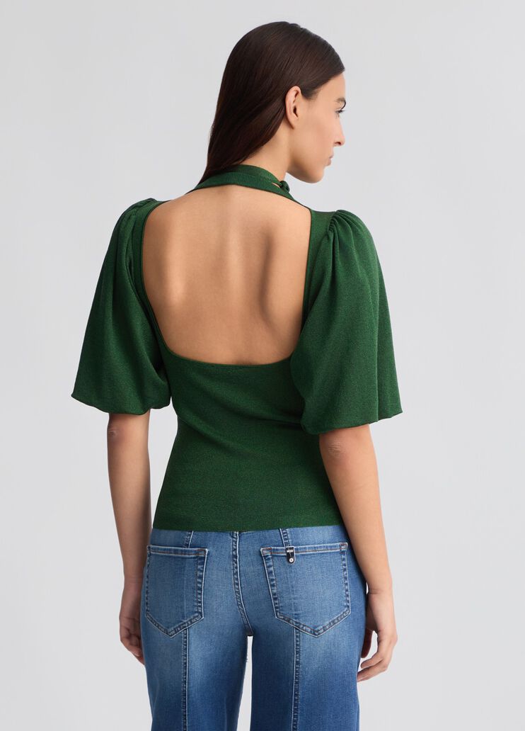 Cut-out top tropical jungle Liu Jo - large image number 1 Cut-out top tropical jungle Liu Jo - large image number 1