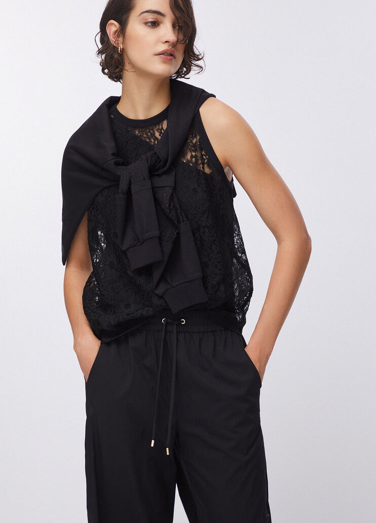 Top in pizzo nero Liu Jo - medium