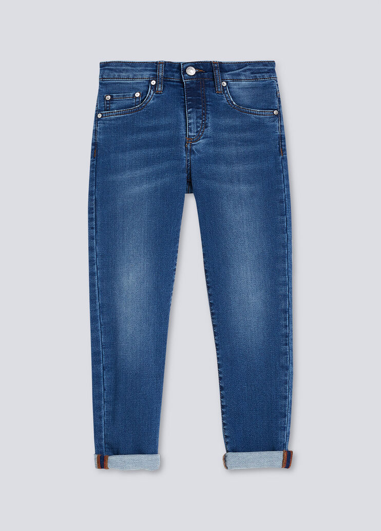 Vaqueros entallados de felpa denim azul vintage Liu Jo - large image number 0 Vaqueros entallados de felpa denim azul vintage Liu Jo - large image number 0