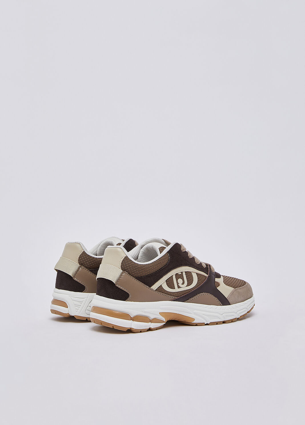 Sneakers in suede e mesh havana/moka Liu Jo - large image number 2