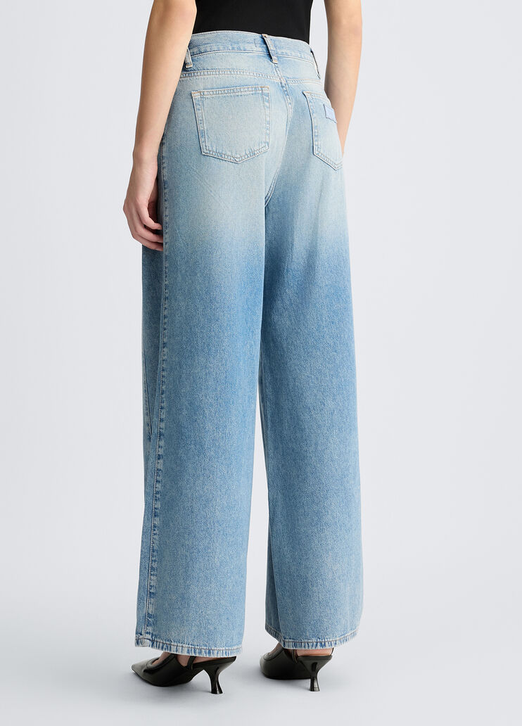Vaqueros palazzo denim azul Liu Jo - medium