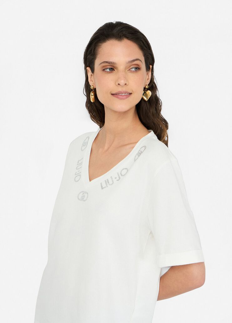 Liu Jo Better T-shirt white Liu Jo - large image number 3 Liu Jo Better T-shirt white Liu Jo - large image number 3