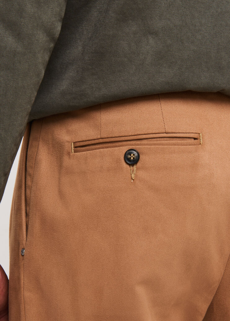 Strukturierte Chinohose im Regular-Fit Camel Liu Jo - large image number 2 Strukturierte Chinohose im Regular-Fit Camel Liu Jo - large image number 2