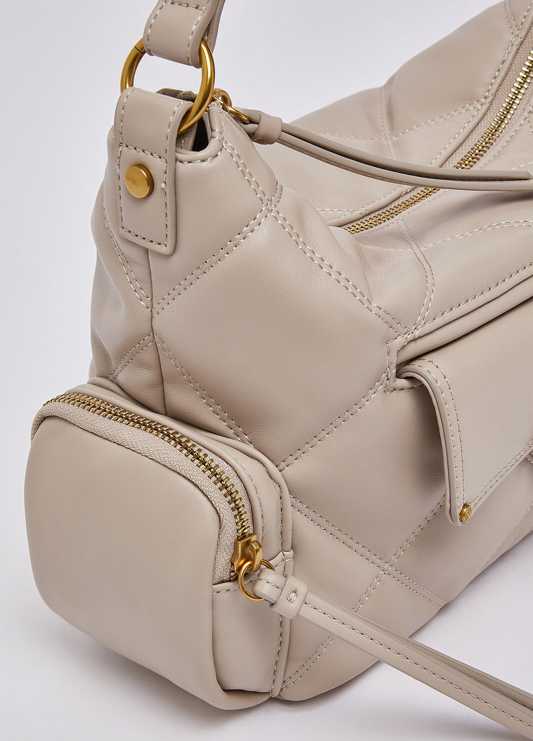 Small hobo bag quilted white Liu Jo - large image number 5