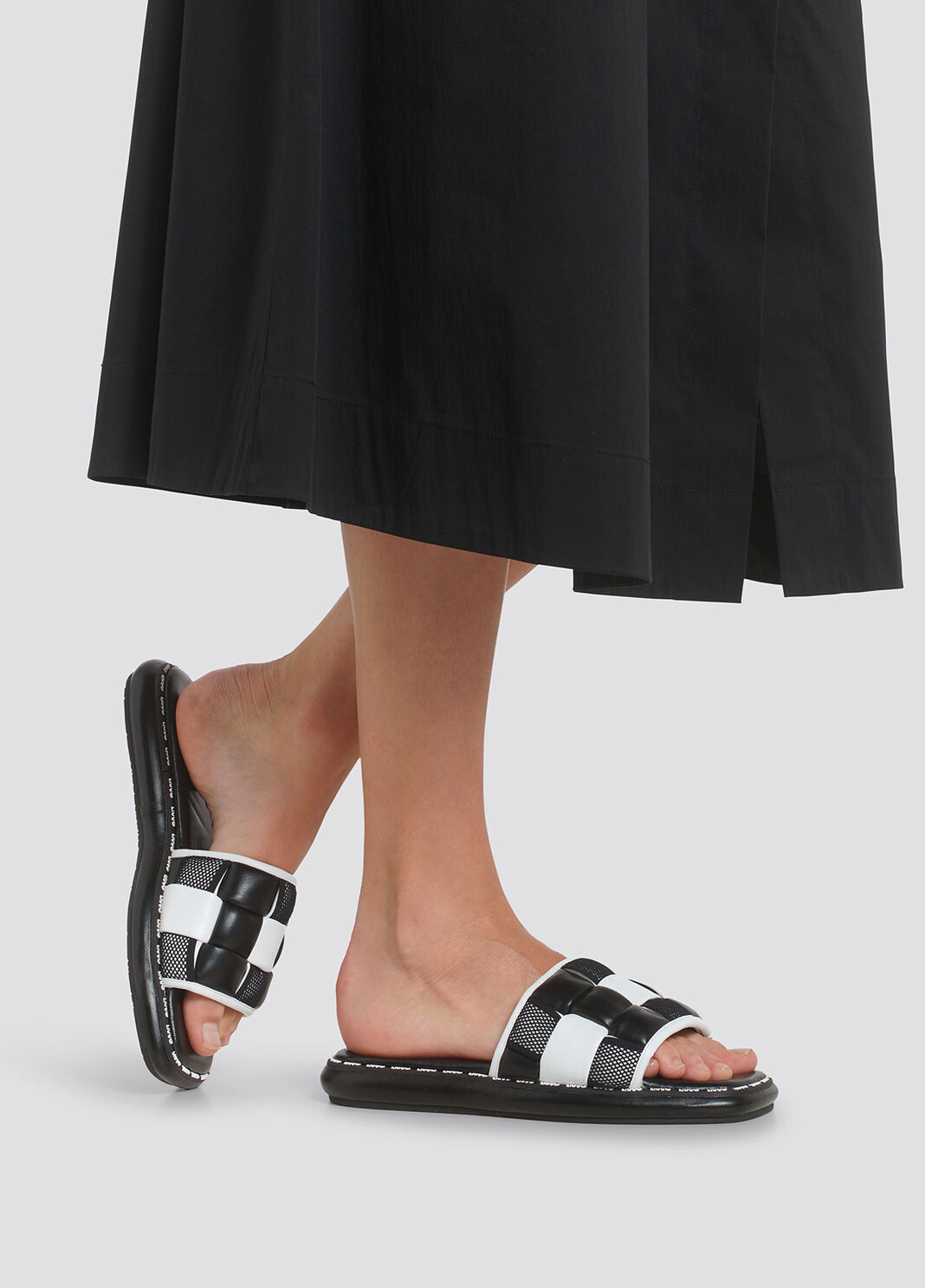 Bold sandals with woven strap black/white Liu Jo - large image number 3