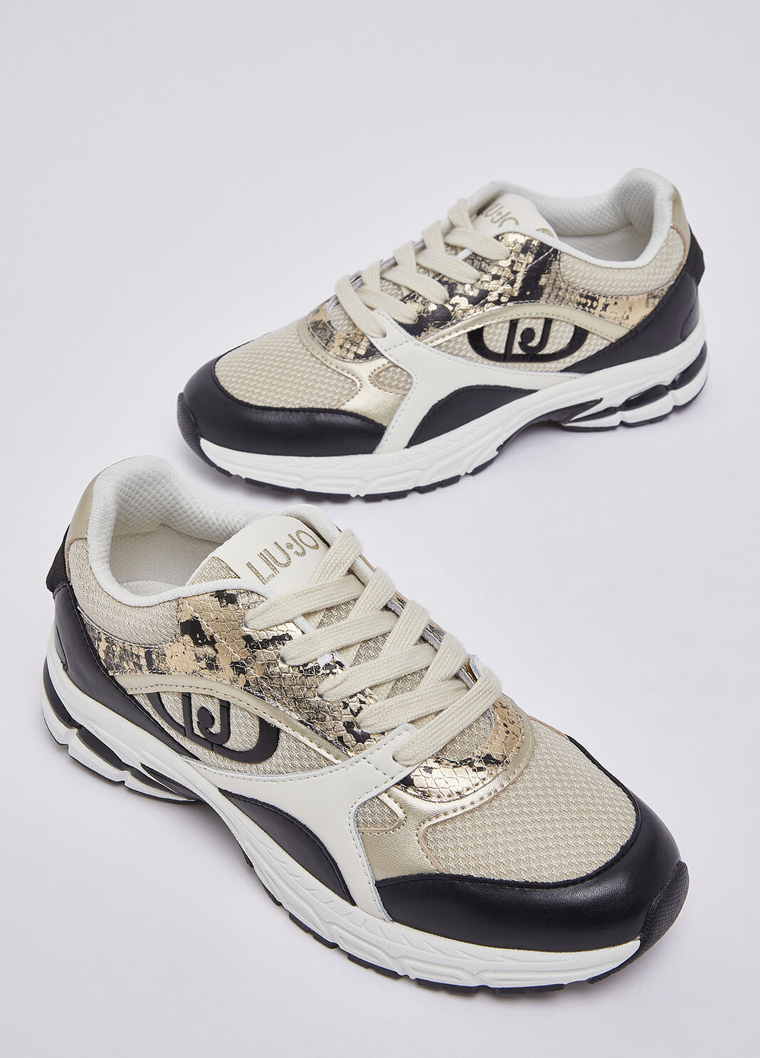 Sneakers im Python-Look Schwarz/Beige Liu Jo - large image number 6