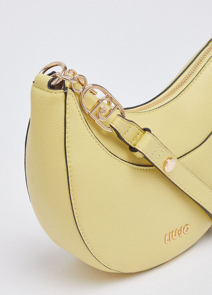 Sac hobo format moyen avec charm jaune Liu Jo - medium