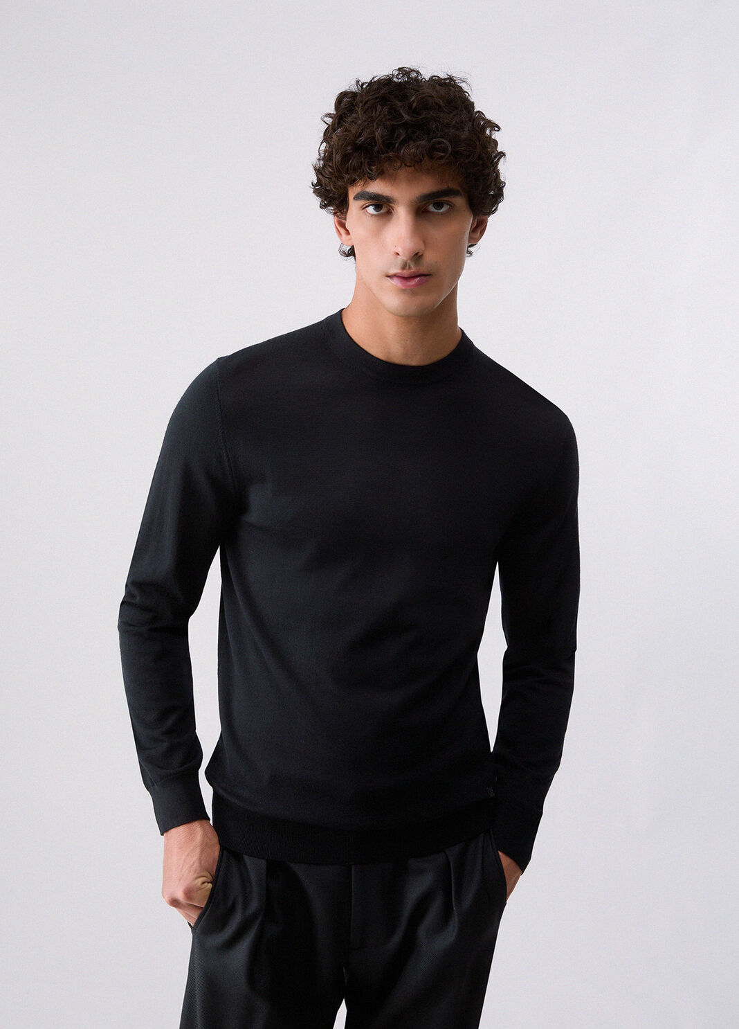 Knit in wool merino black Liu Jo - large image number 0