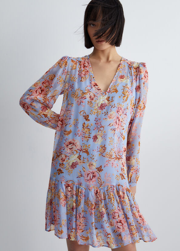 Robe à Fleurs Sicilienne – Taille 14 – Style Fit & Flare – Sans Manches – Marque Bonmarché